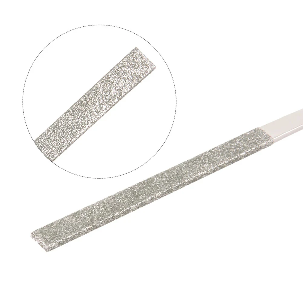 Nadelfeilen-Set, Mini-Nadelfeilen, Zimmer, Zuhause, Innenbereich, Schleifen, Rot + Silber, galvanisiert, Schmirgel, lange Lebensdauer – Detail 4