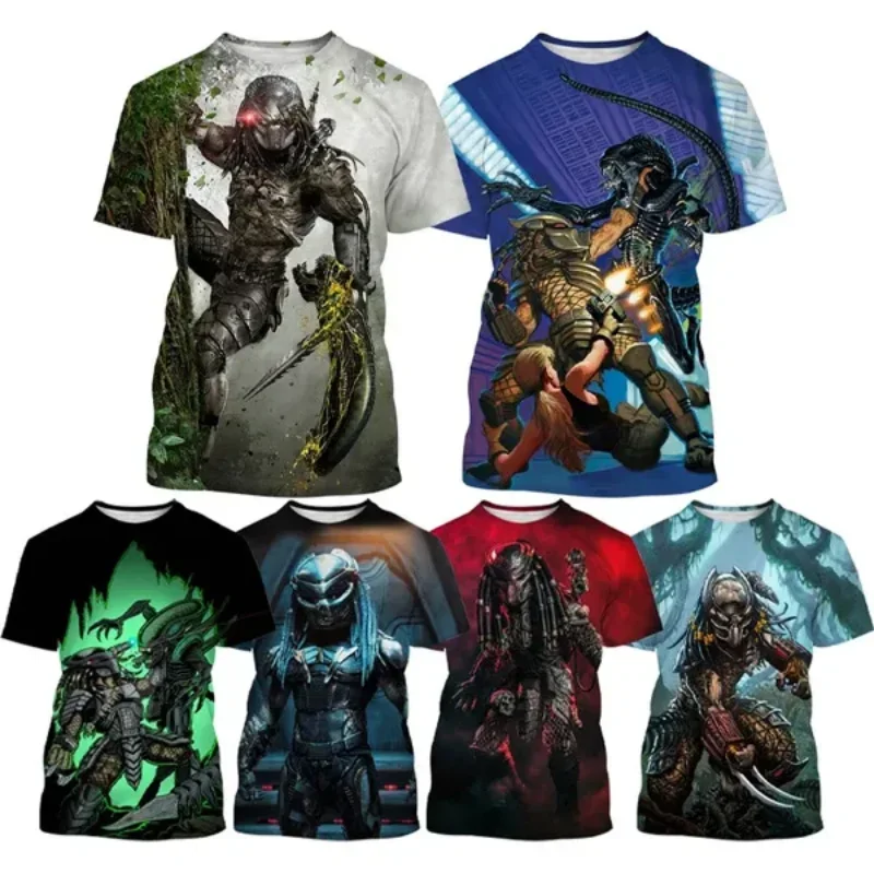 

New Xenomorph Alien Predator Monster Aliens 3D Print T-shirt for Unisex Fashion Men Clothing Hip Hop Street Oversized T Shirt