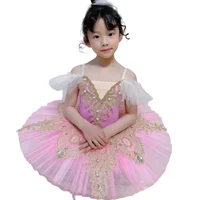 Professional Ballet Tutu Girls White Swan Lake Platter Pancake Tutu Ballerina Party Dress Child Kids Ballet Dance Costume - Image 6