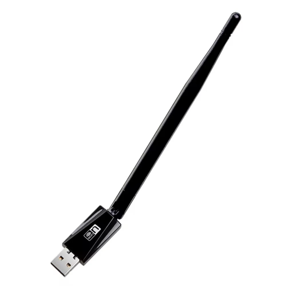 150Mbps USB WiFi 어댑터 안테나가 있는 2.4GHz 무선 네트워크 카드 802.11b/g/n 노트북 데스크탑 PC IPC용 WiFi 수신기 동글