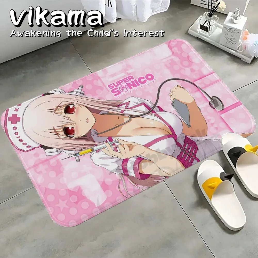 Waschbarer Teppich mit VIKAMA-Cartoon – rutschfeste Matte für niedliche Mädchenschlafzimmer- und Wohnzimmerdekoration – Detail 1
