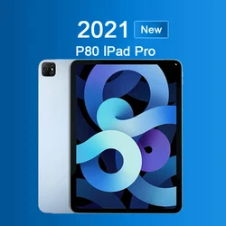 Tablet P80 Pad Pro 8 Inch 10 Core Android Tablet 6GB RAM 128GB ROM Tablette 5300mAh Tablets Android 10 Dual 4G WIFI GPS Tablete