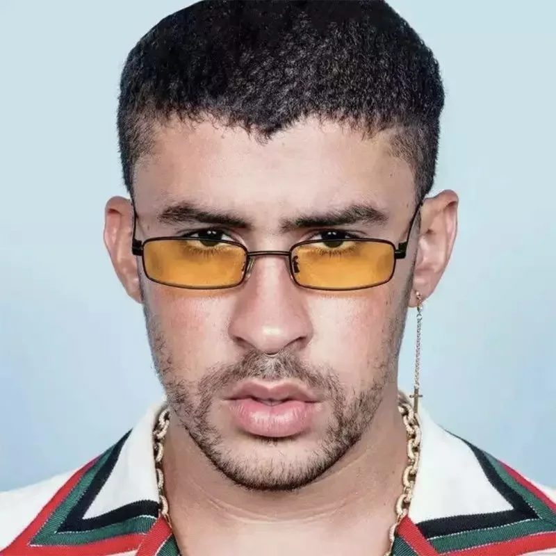 

Square Vintage Sunglasses Man Brand Designer Rectangle Sun Glasses Male Fashion Retro Shades Small Frame Oculos De Sol