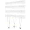 Durable Acrylic Jewelry Holder Transparent Pink Blue Wall-mounted Jewelry Hanger Home Storage Organization 6