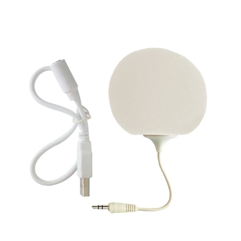 Lightweight Speaker Sponge Ball Speaker 3.5mm for Household Gift N0HC