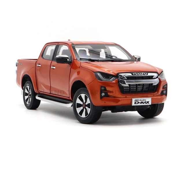 ミニカー 1/18 いすゞ D-MAX ピックアップトラック 2021 オレンジ