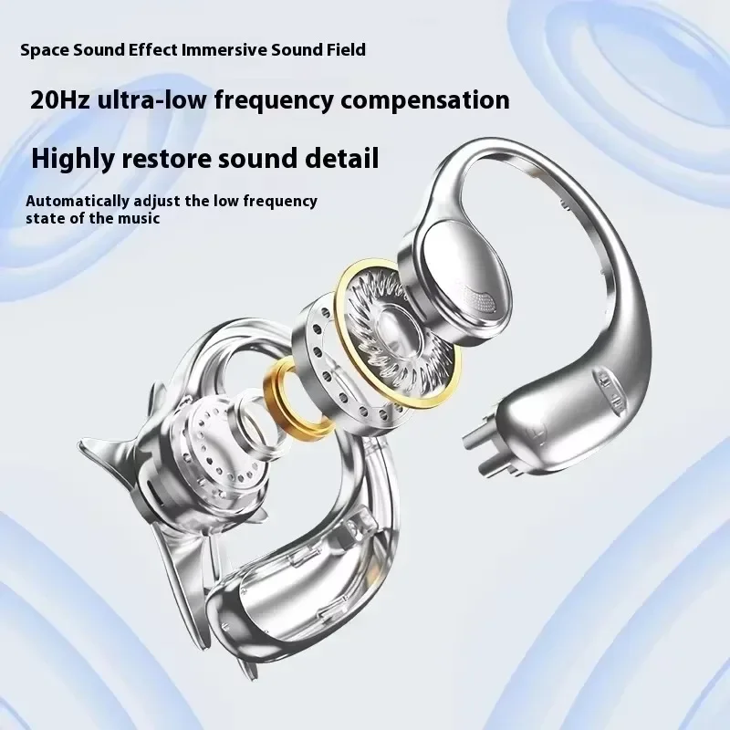 Erdu ear hook open headphones Bluetooth wireless jewelry earphone