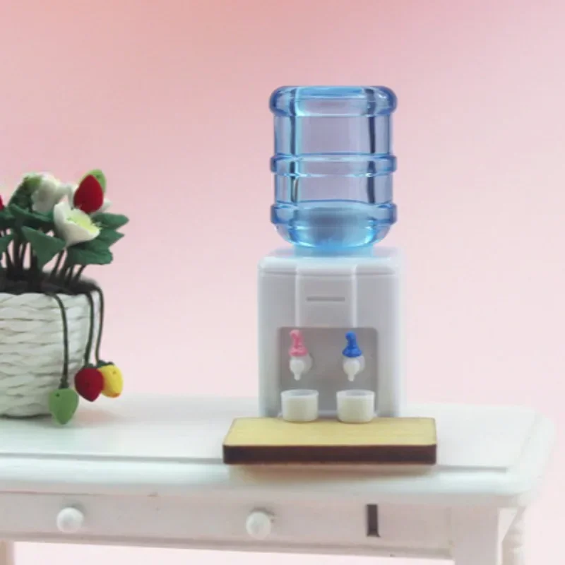 Living Room The Dollhouse Mini Accessories Mini Water Dispenser Home Decoration Accessories Miniature Food Play Scene Model
