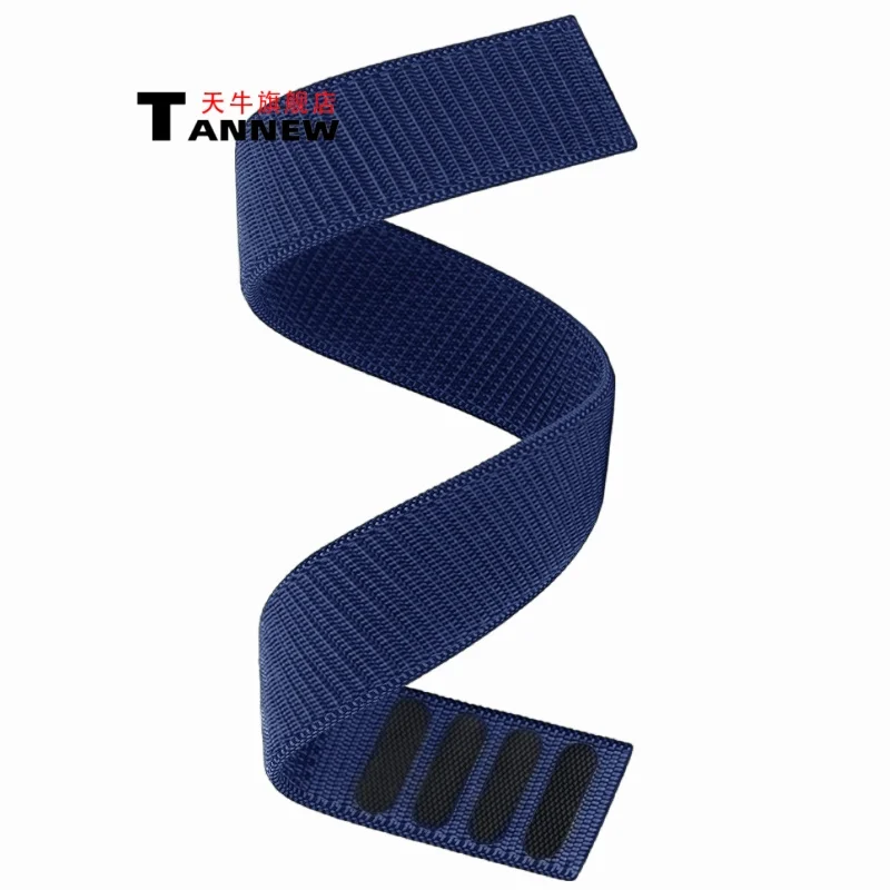 Breathable Nylon Hook & Loop Sport Watch Strap - 20mm/22mm/26mm