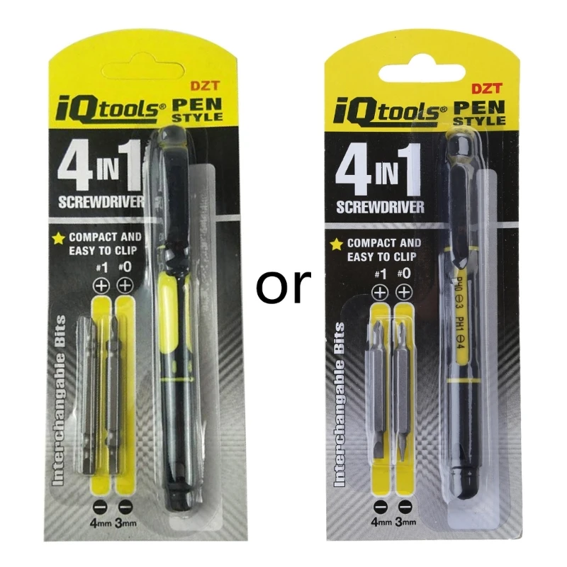 4 in 1 Pen-Shaped Multi-function Mini Screwdriver Pen Multi-Tool