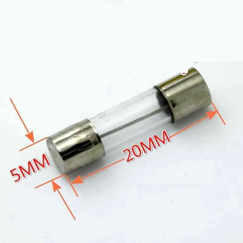 Blow Glass Fuse 5*20mm 250V 0.1A-6.3A
