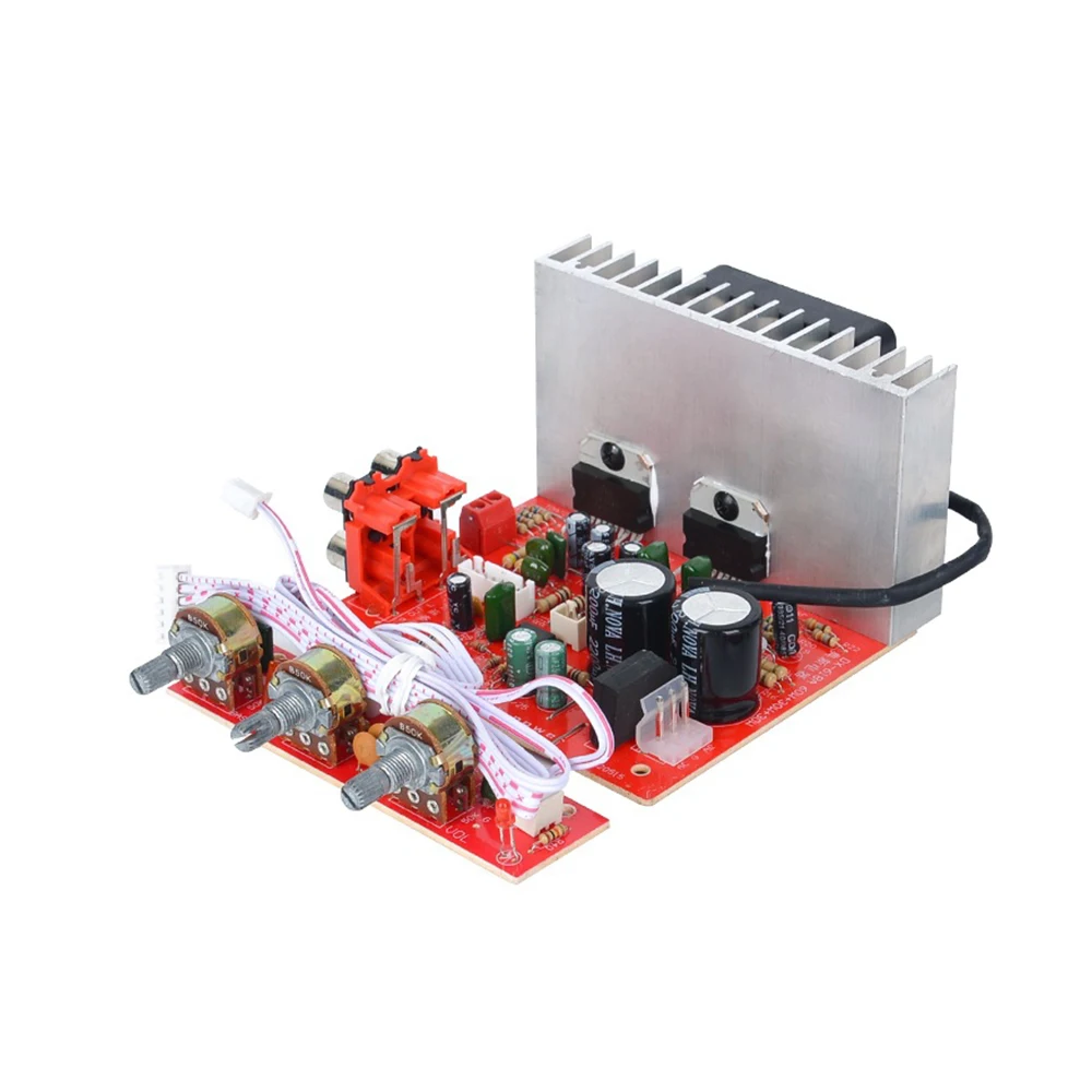 

AIYIMA Audio 2.1 Channel Amplifier Board Subwoofer Amplifier Board 60W×3 Sound AMP Dual AC12-18V Adjustable Treble and Bass
