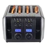 Automatic Commercial Electric Toaster Bread Breakfast Machine Breakfast Sandy Bread Heating Kitchen Grill Stove 4-Slice Toaster 2