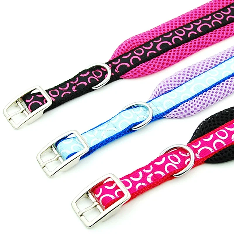 Haustier Halsband Für Mittelgroße Und Große Hunde – Atmungsaktiv, Weich Gepolstert Und Mit Reflektierender Kante, In Größe L (schwarz)