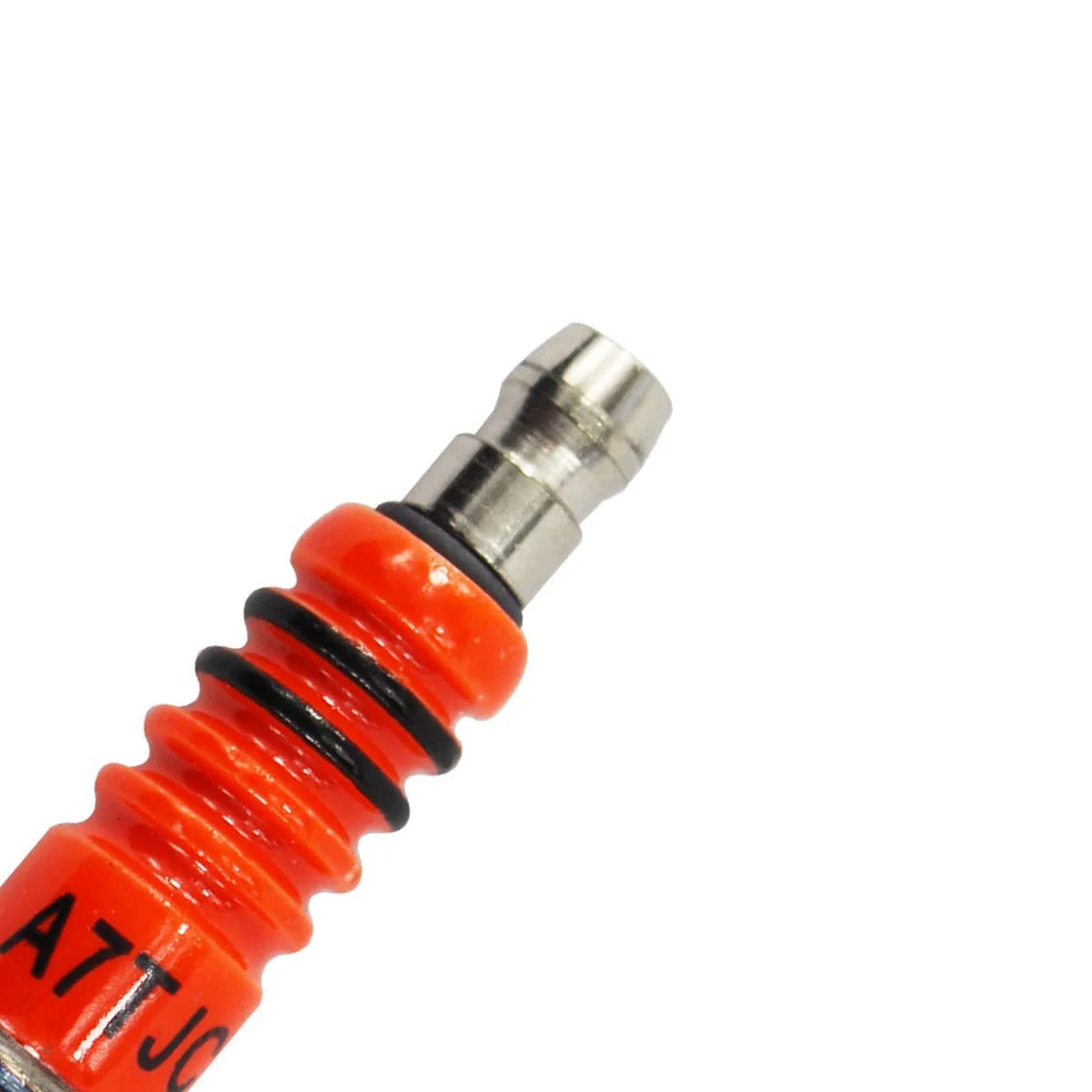 A7TJC Red Spark Plug For GY6 50cc 125cc 150cc Dirt Bike Moped Scooter ATV Go Kart 3 Electrode 2PCS motorcycle spark plug