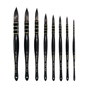 Artsecret 1 PC Pennelli professionali per acquerello Manico triangolare Pennello per pittura Disegno per accessorio artistico acrilico ad olio 1