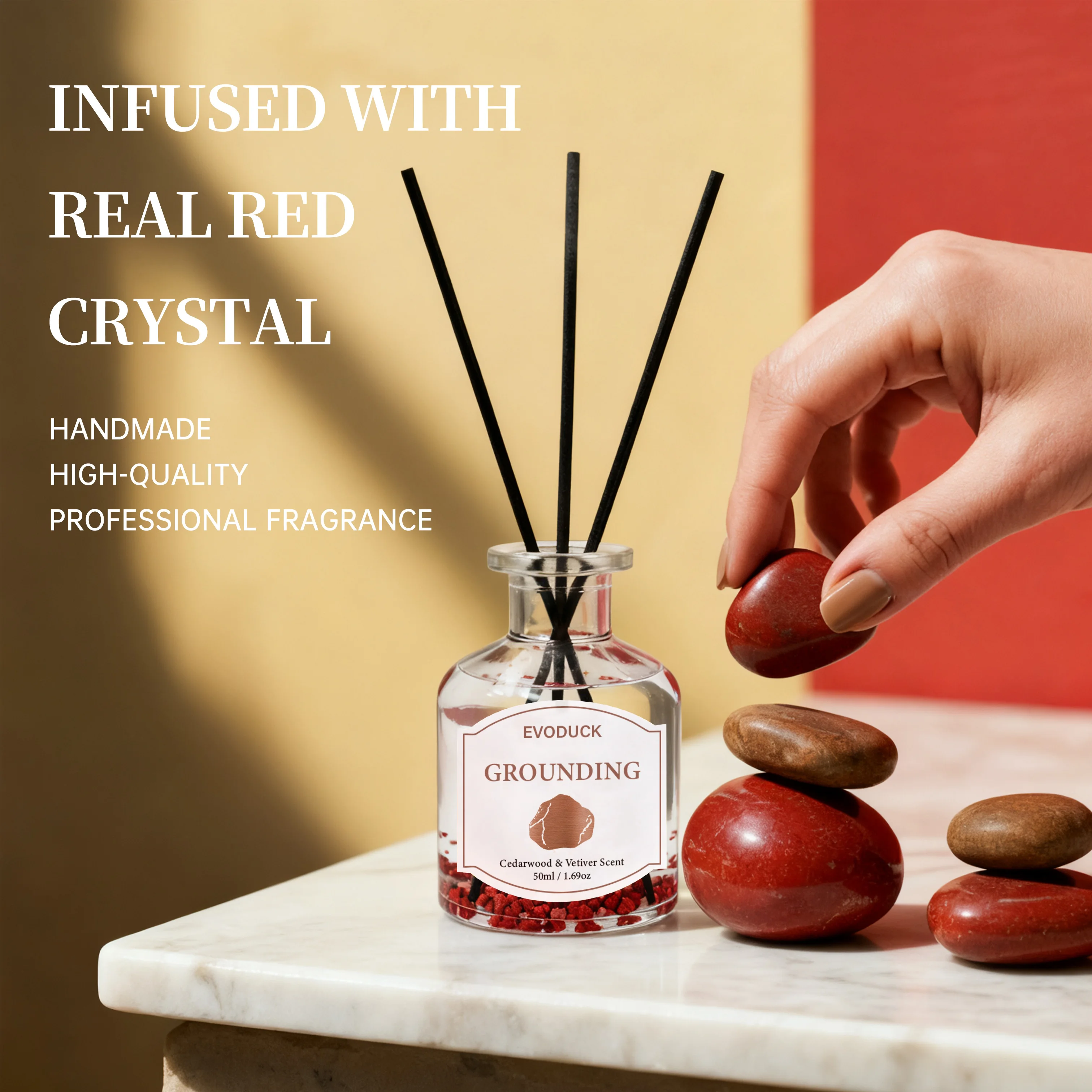 50ml Flameless Home Law of Attraction Grounding Manifestation Fragrance Room Oil with Reed Diffuser Stick Air Freshener Deco Sbd40a16b1d034ca79e0cbf4efb1d1b3eM