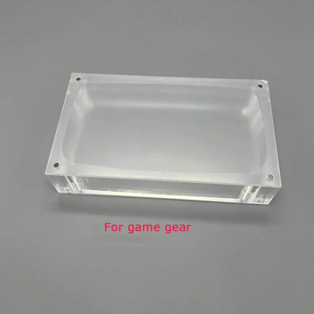 

Transparent Storage Magnetic Acrylic box For Sega Game Gear GG Game Console Cover Shell Box Display Stand game Accessories