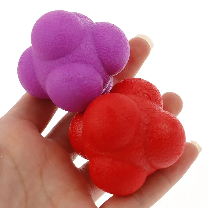 Hexagon Reaction Ball Agility Training Ball for Basketball Football Kids Adult Coordination Reflex Sports Fitness Training
