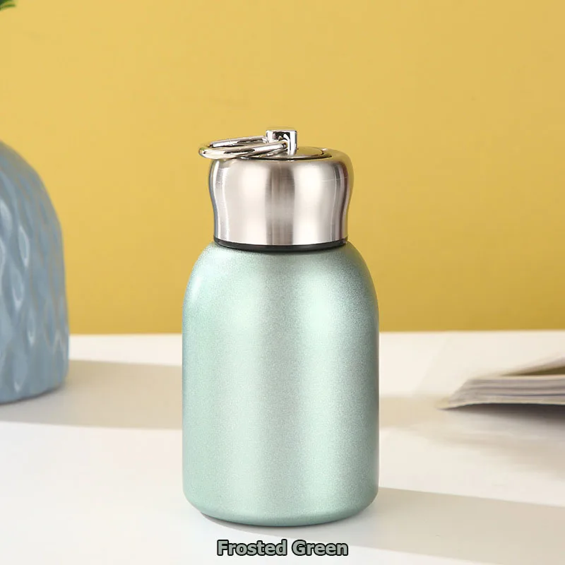 Thermos Per Bambini Con Coniglietto – Bottiglia Termica In Acciaio 304, 320ml, A Prova Di Perdite, Blu