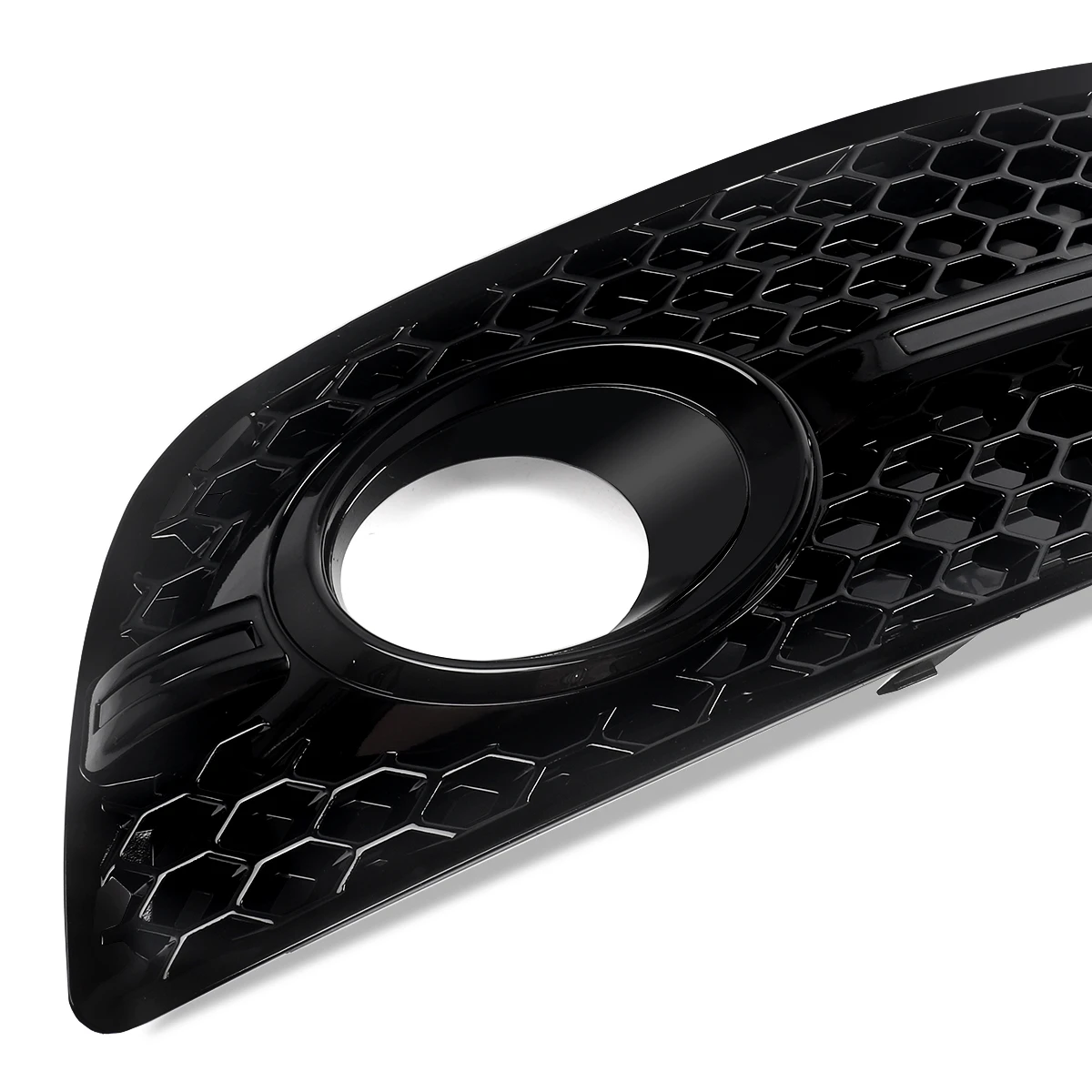 1Pair Black Honeycomb Fog Light Cover Grille for Audi Q5 8R 2009-2012 SQ5 Style