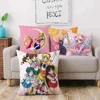 Hot Cartoon Sailor Moon Kawaii Pillow Covers Cartoon Sofa Decorative Home Double-sided Printing Short Plush Cute Cushion Cover 1