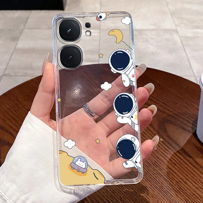 Aesthetic Fashion Cute Cat Soft Silicone Transparent Phone Case Cover