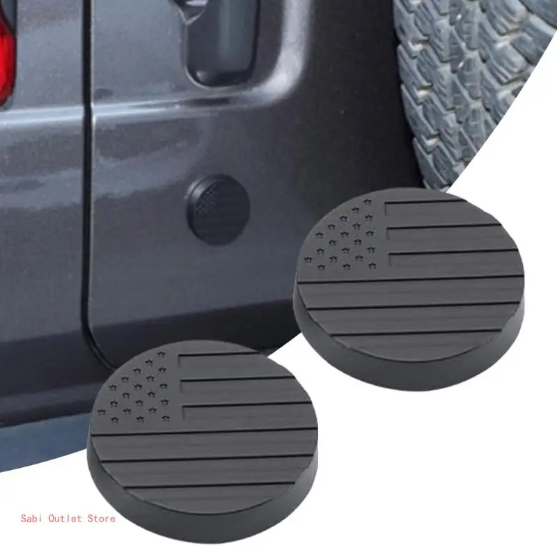 Ensemble de garnitures de trou de serrure Protections décoratives en ABS Installation facile Couvercle de serrure de porte Garniture de trou de serrure anti-poussière_voghion.com