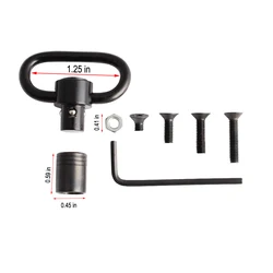 QD Sling Swivel Mount Quick Detach Loop Kit with Hardware Accessories (C)