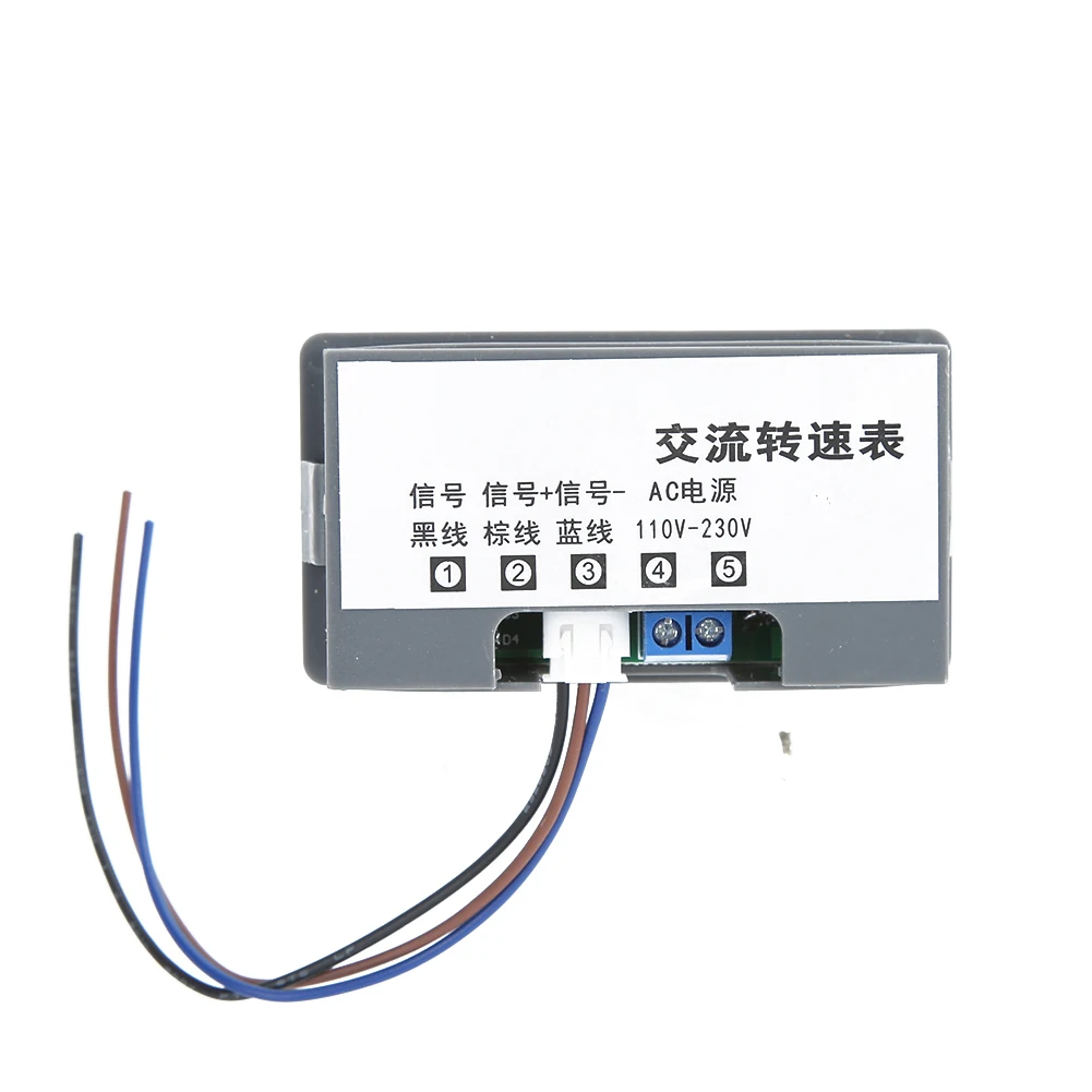 디지털 속도 계량기, 4 자리 튜브 디스플레이, 높은 측정 정확도 타코미터, AC220V
