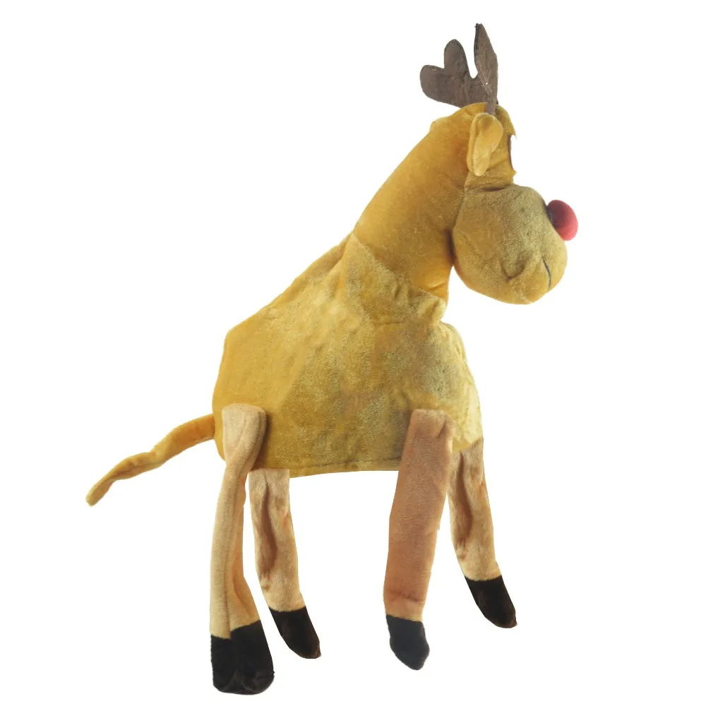 Creative Cartoon Christmas Santa Hat Ornaments Decoration Christmas Deer Cap Noel Accessories Party Props Xmas