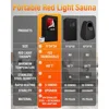 Upgraded Infrared Sauna Box for Relaxation,Detoxification,Portable Steam Sauna for Home with XL Steamer,Folding Chair 4