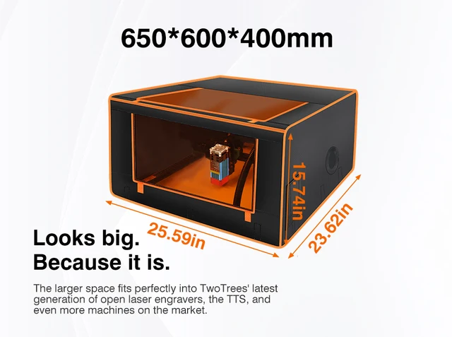 Twotrees Laser Engraver PVC Enclosure Dust Box Smoke – TwoTrees Official  Shop