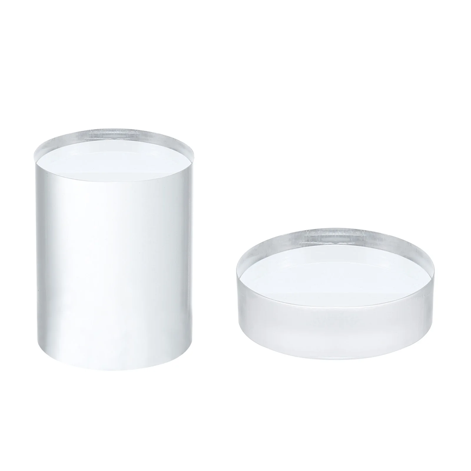 Base Espositiva In Acrilico Trasparente - 6x1.2 Pollici, Per Collezionabili, Gioielli E Oggetti Da Mostrare - Foto 2