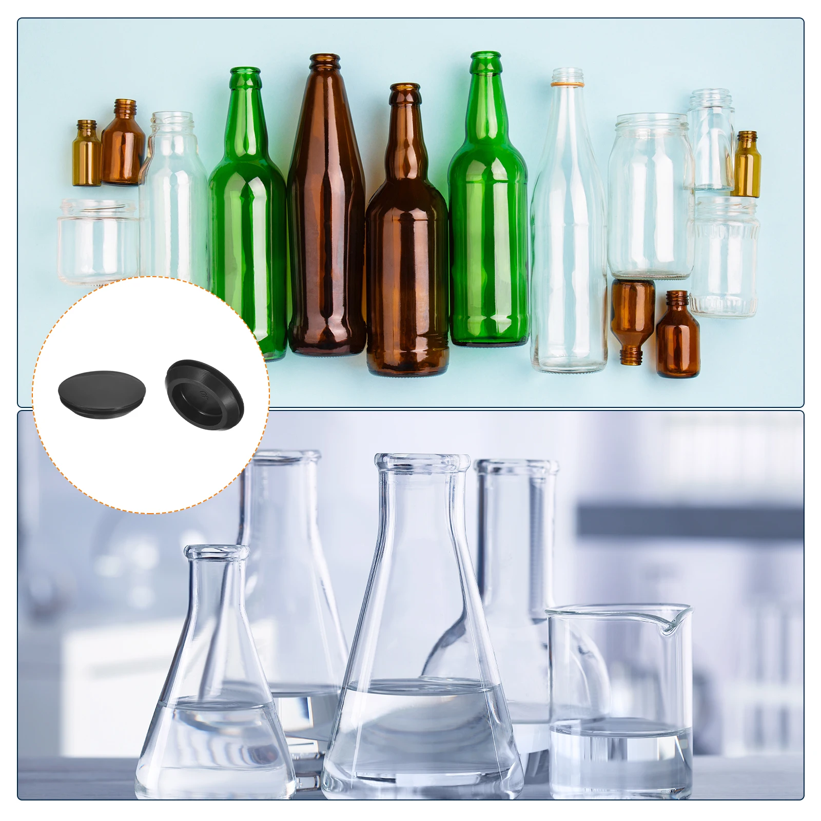 Tappi A Scatto In Gomma Siliconica Tappi Per Fori Tappo Di Tenuta Ad - Foto 6