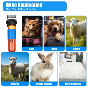 Electric Animal Fur Shears Farm Supplies Sheep Goat Shears Pets Dogs Rabbit Shearing Shaver Clipper Grooming 3