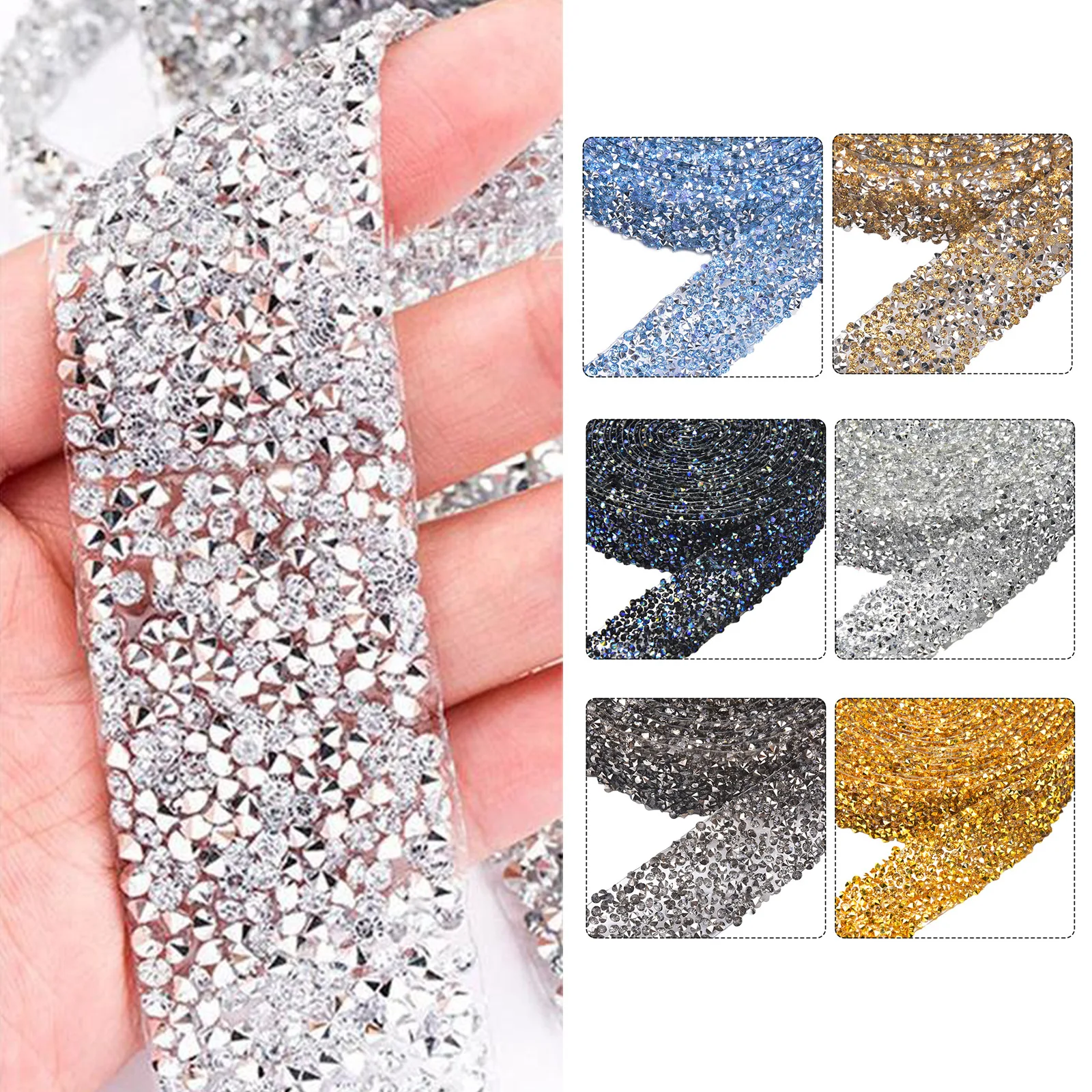 

1 рулон блестящей фотоленты 1,2 дюйма X 2 ярда, лента со стразами, фотоблестящая лента 3 см X 182 см