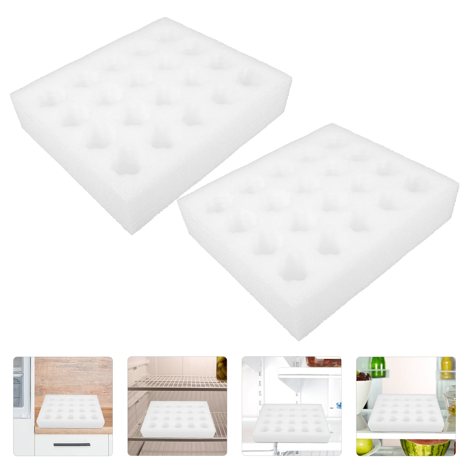 

4 Sets Protective Egg Holder Shock-absorbent Egg Storage Tray Delivery Eggs Storage Container(20 grids)