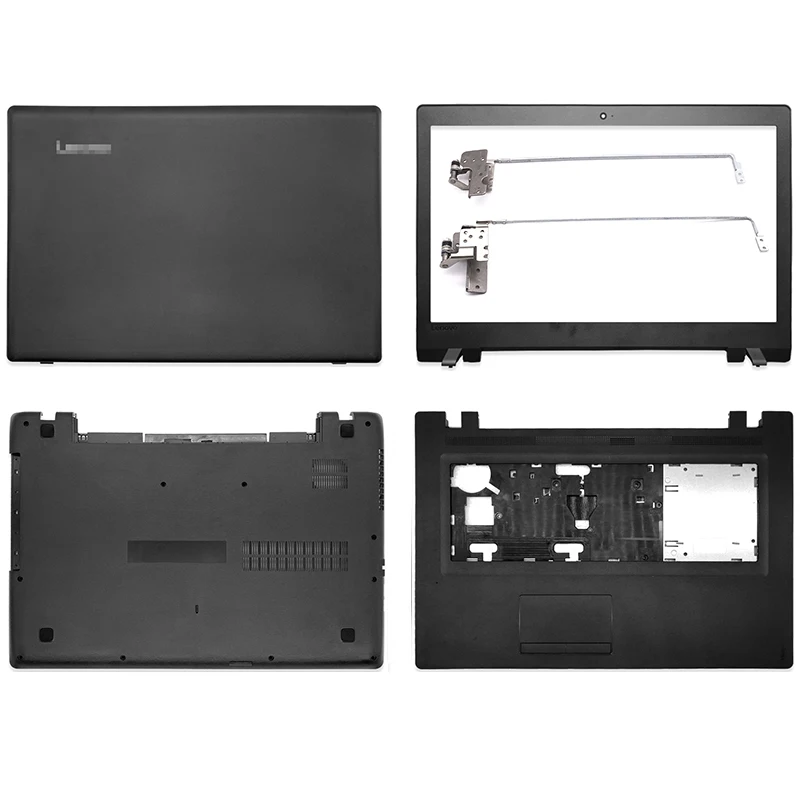 

Новинка для ноутбука lenovo ideapad 110-17ACL 110-17 110-17IKB, задняя крышка ЖК-дисплея, передняя панель, петли, Упор для рук, Нижняя крышка, Черная