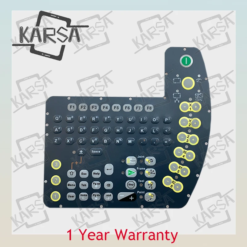 

for STAUBLI CS8C SP1 Membrane Foil Keysheet Keypad Film for STAUBLI CS8C SP1 Robot Controller PATENT PENDING Front Overlay