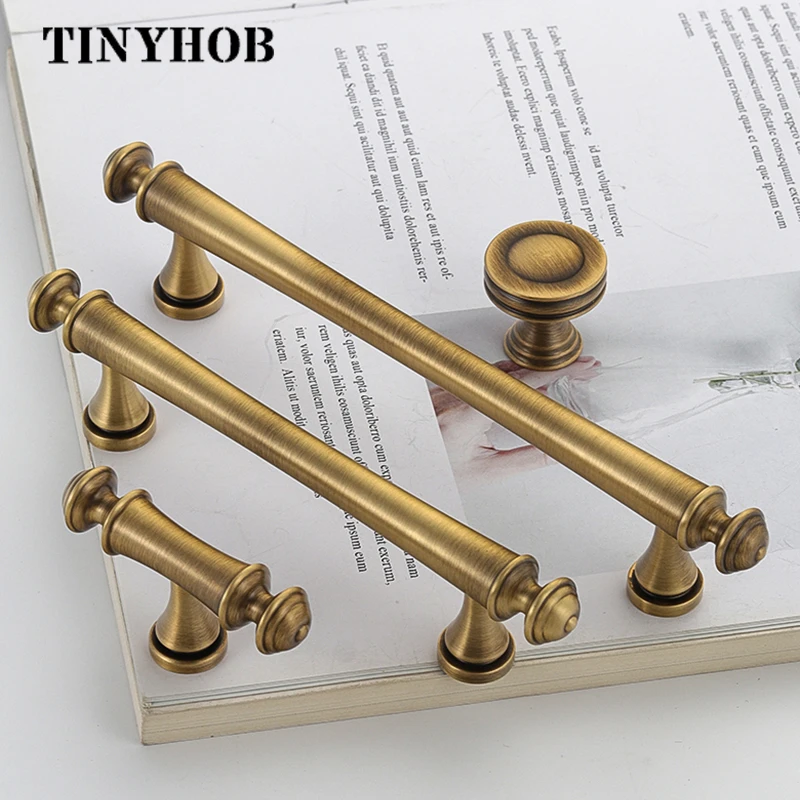 Brass Drawer Handle Furniture Satin Brass Kitchen Hardware Dresser