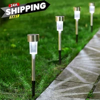 10Pack Solar Outdoor Lights Garden Lantern Solar Powered Lamp Waterproof Landscape Lighting Pathway Yard Lawn Garden Decoration 1