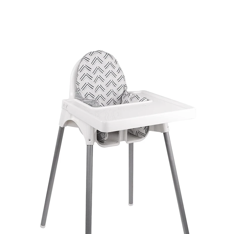 Polyester Cotton Baby Dining Chair Cushion Cover and Inflatable Cushion Children Infant High Chair Seat Accessories Back Pillows Dining Chair Cushion