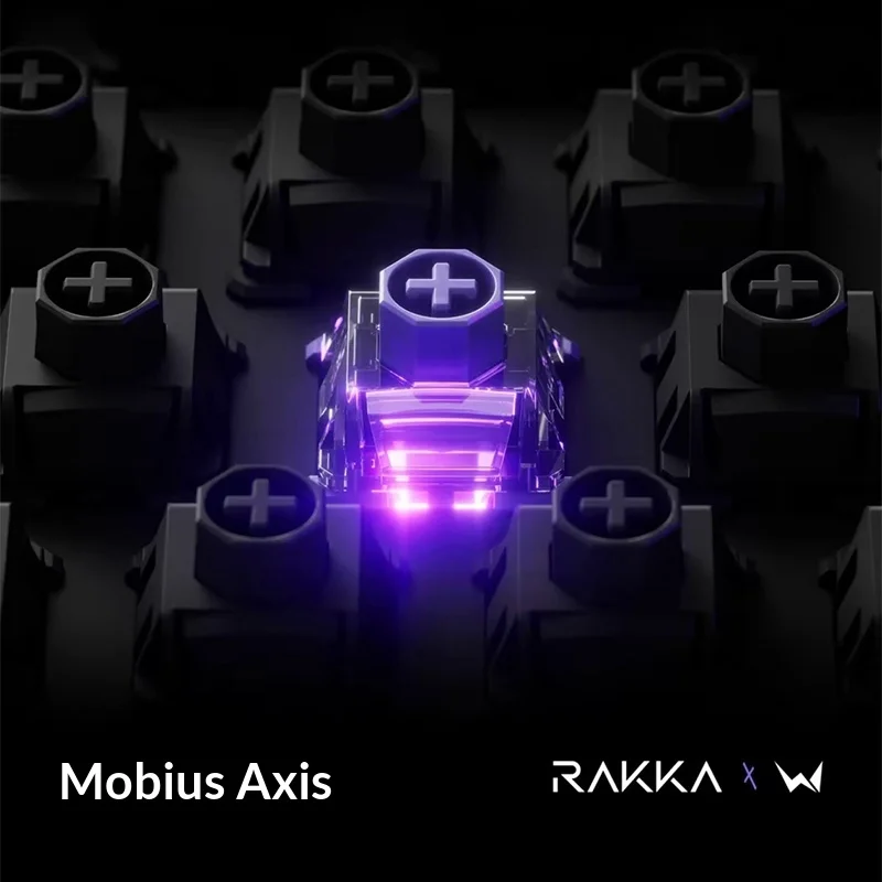 RAKKA EDGE80 마그네틱 스위치 키보드 모비우스 RGB 8000Hz 올 알루미늄 케이스 커스텀 체리 하이 매트 반투명 키캡 PC e스포츠