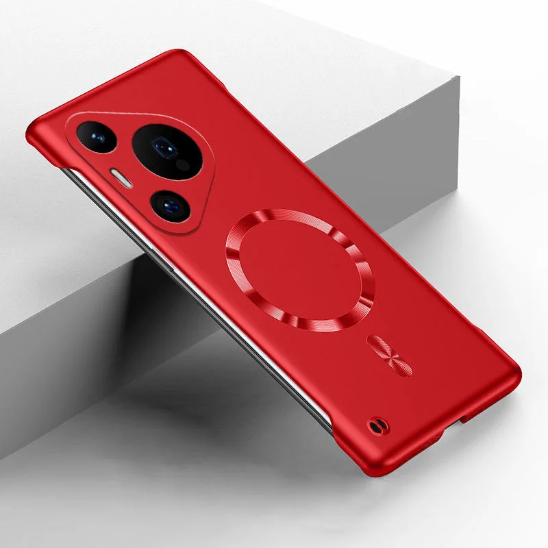 Sleek Metal Frameless Magnetic Wireless Charging Case