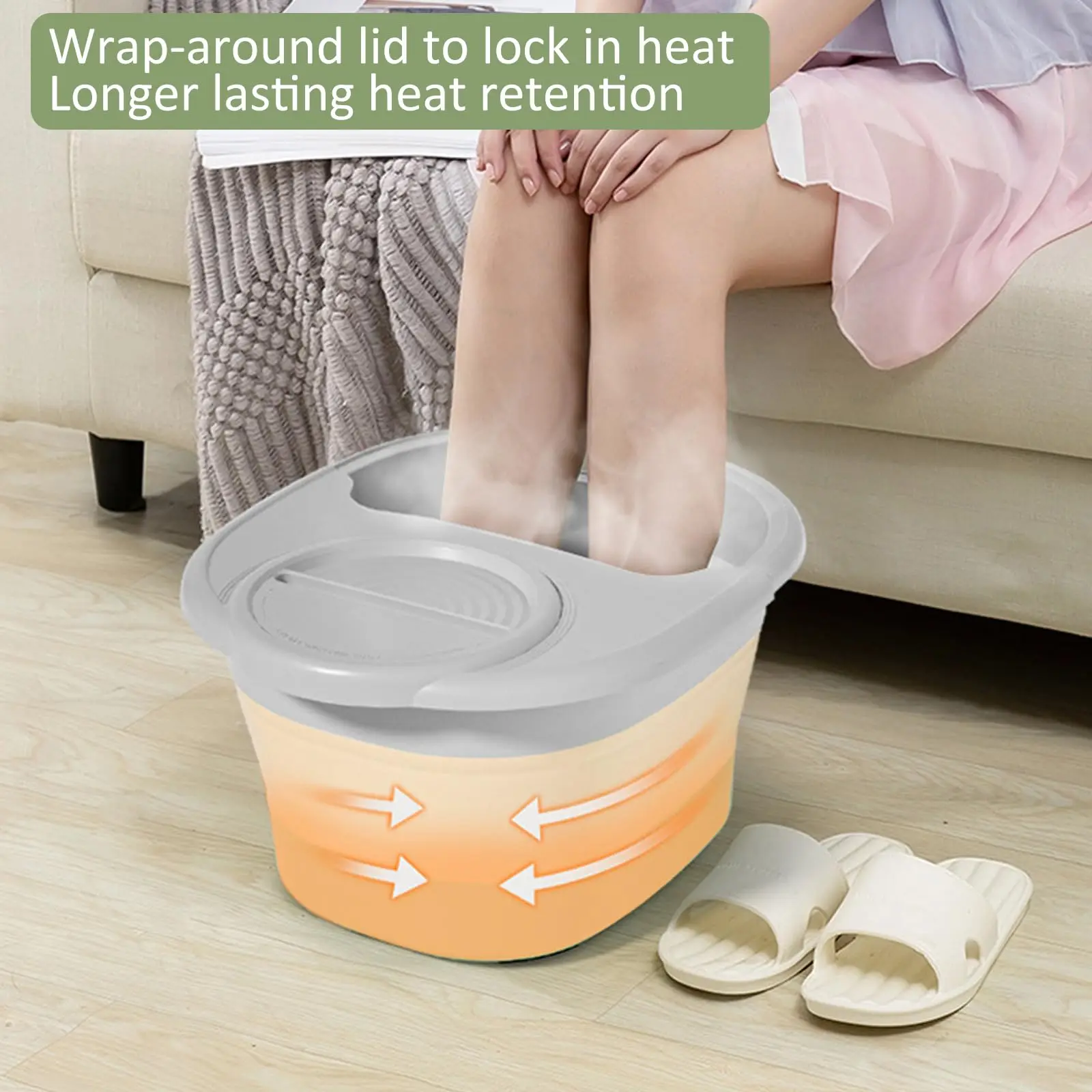 Foldable Home Foot Bath Bucket Massage Foot Wash Leisure Health Bucket Children Bath Basin Portable Soak Tub foot bath bucket