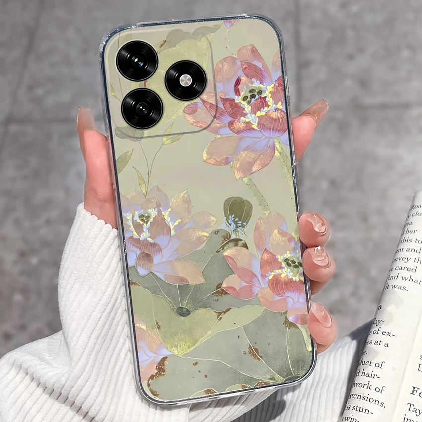 Cute Panda Puppy Soft Silicone TPU Clear Phone Case Back Cover