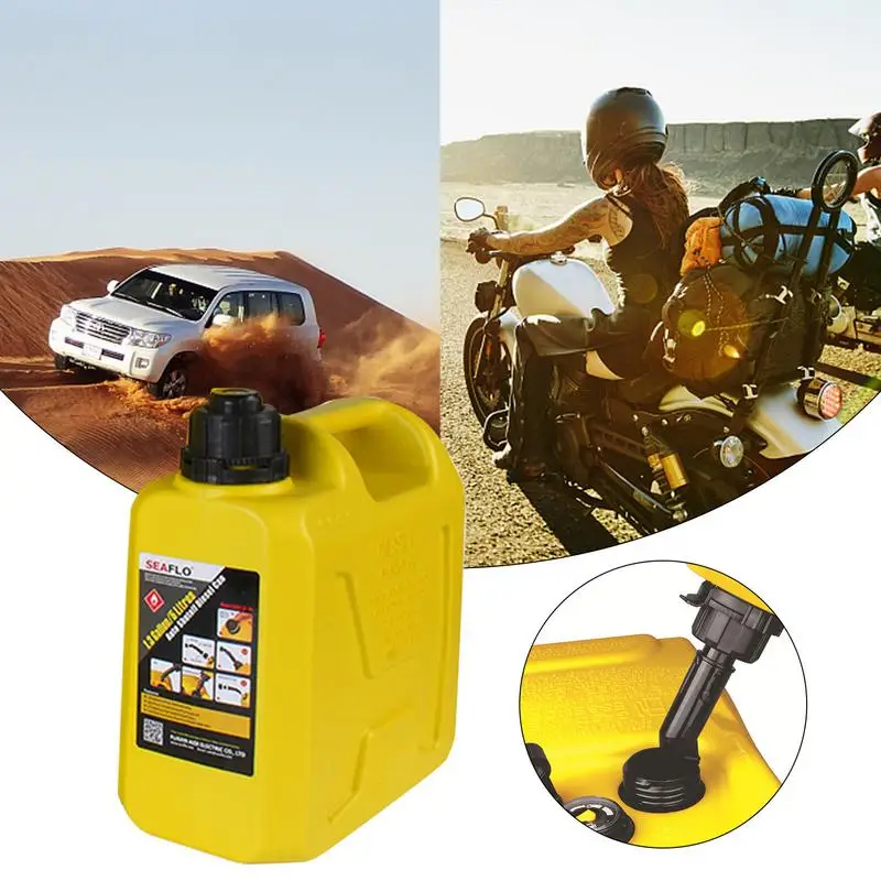 5/10L Fuels Cans Portable Fuel Tank Gasolines Diesel Container For Dirt Bike Cars Trailers Motorcycle Emergency