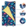 Toddler nap mat with Removable Pillow and Fleece Blanket for Boys and Girls Dinosaur Thickened nap mats for Preschool Daycare 6