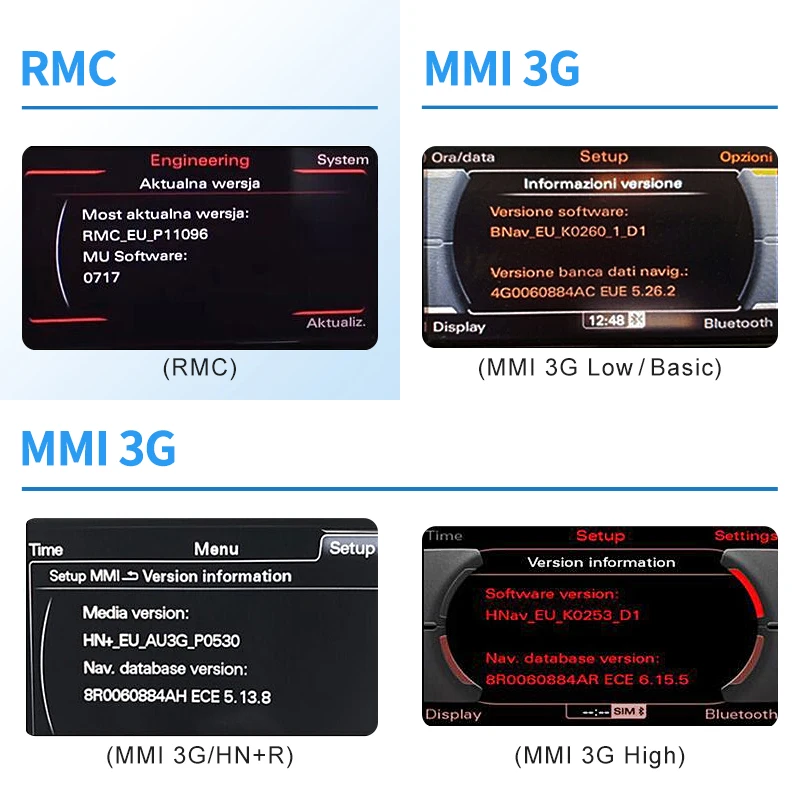 STWEI – Modules Automobiles CarPlay Sans Fil, Pour Audi A1 Q3 MMI 3G A1 Q3 RMC, Lien Miroir, Caméra De Recul  34